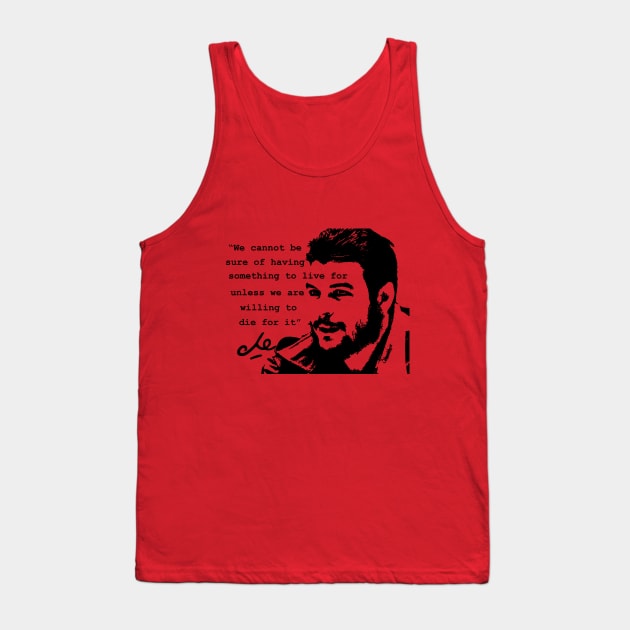 Che Guevara Quote Tank Top by Mananya